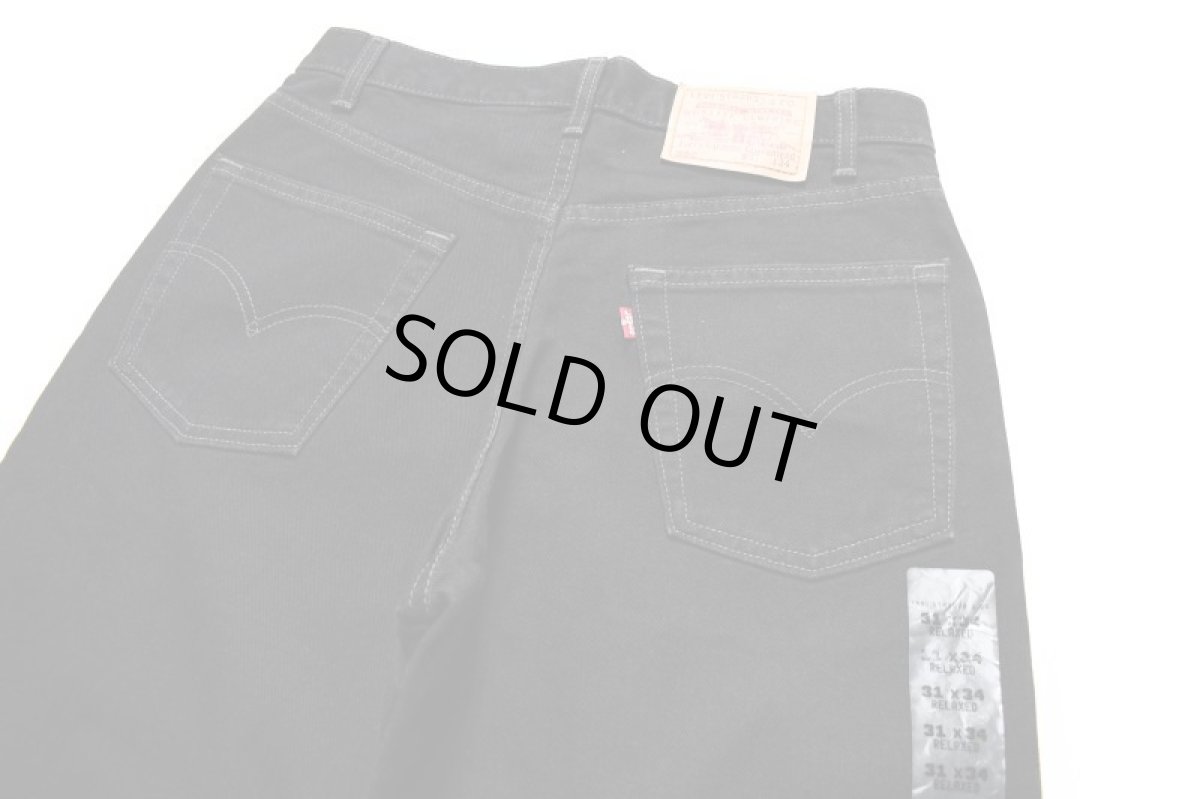 画像4: Deadstock Levi's 550 Denim Pants Black made in Canada リーバイス (4)