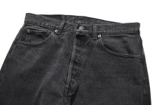 画像2: Used Levi's 501 Denim Pants Black made in USA リーバイス (2)