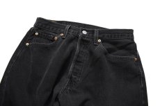 画像2: Used Levi's 501 Denim Pants Black made in USA リーバイス (2)