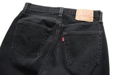 画像4: Used Levi's 501 Denim Pants Black made in USA リーバイス (4)