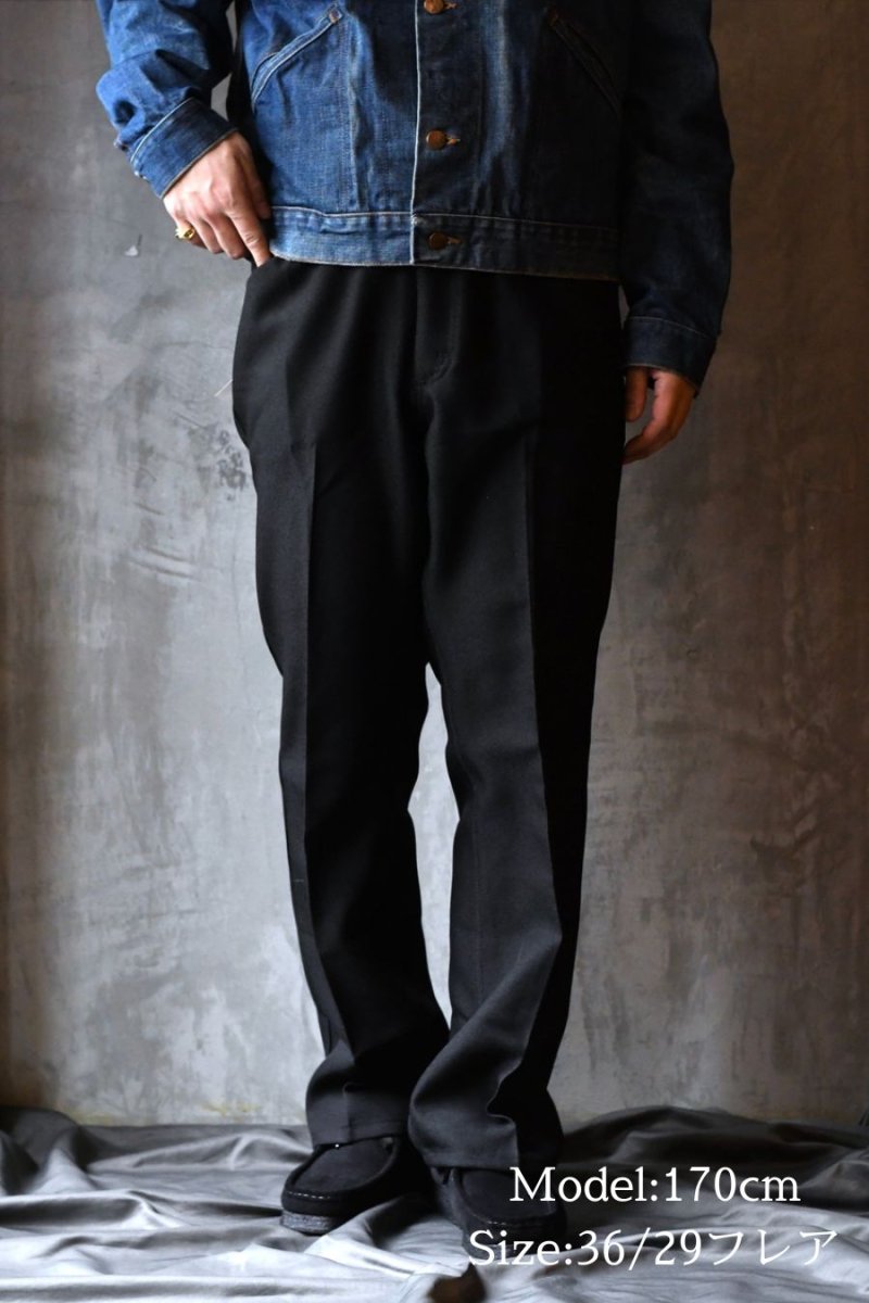 画像7: Wrangler Remake Sta-Prest Wrancher Dress Jeans Black ラングラー スタプレ (7)