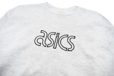 画像2: Used Asics Sweat Shirt Grey made in USA (2)