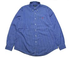画像1: Used Ralph Lauren Stripe Shirt "Custom Fit" ラルフローレン (1)