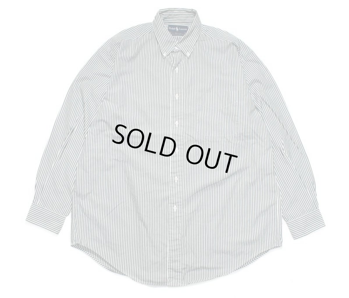 画像1: Used Ralph Lauren Stripe Shirt "Yarmouth" ラルフローレン (1)