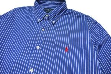 画像2: Used Ralph Lauren Stripe Shirt "Custom Fit" ラルフローレン (2)