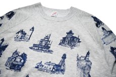 画像2: Used Michigan Rag Co. Raglan Sleeves Sweat Shirt made in USA (2)