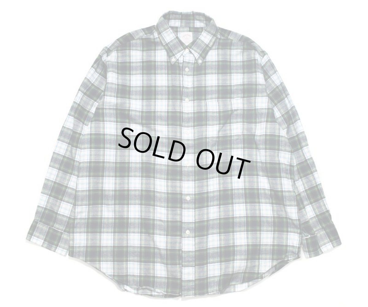 画像1: Used Brooks Brothers Plaid Pattern Flannel B/D Shirt  (1)