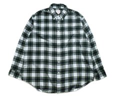 画像1: Used Brooks Brothers Plaid Pattern Flannel B/D Shirt  (1)