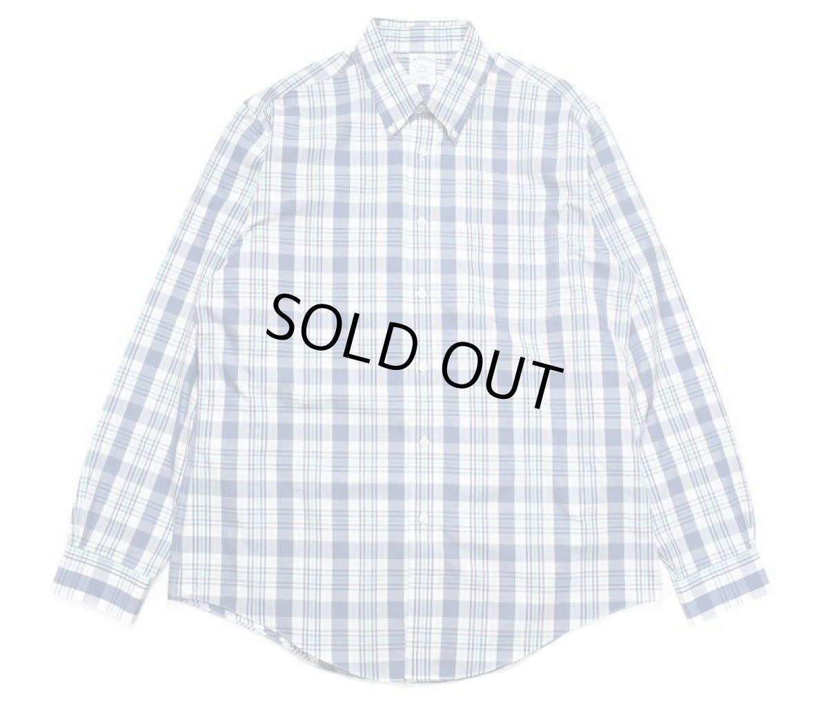 画像1: Used Brooks Brothers Plaid Pattern B/D Shirt (1)