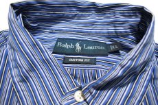 画像4: Used Ralph Lauren Stripe Shirt "Custom Fit" ラルフローレン (4)
