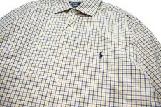 画像2: Used Ralph Lauren Plaid Pattern L/S Shirt "Stanton" ラルフローレン (2)