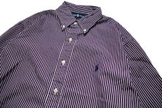画像2: Used Ralph Lauren Stripe Shirt "Classic Fit" ラルフローレン (2)