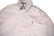 画像2: Used Ralph Lauren Stripe Shirt "Custom Fit" ラルフローレン (2)