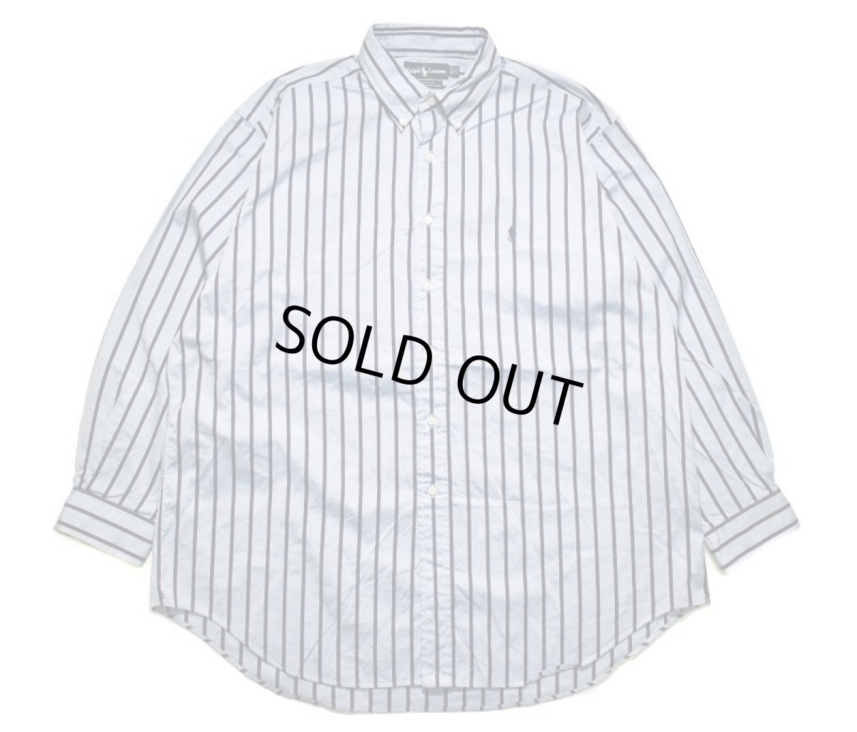 画像1: Used Ralph Lauren Stripe Shirt "Yarmouth" ラルフローレン (1)