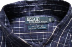 画像4: Used Ralph Lauren Plaid Pattern L/S Shirt "Westerton" ラルフローレン (4)