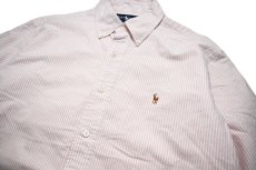 画像2: Used Ralph Lauren Stripe Shirt ラルフローレン (2)