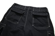 画像5: Used Gap Cargo Pants Black Over Dye (5)