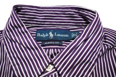 画像4: Used Ralph Lauren Stripe Shirt "Classic Fit" ラルフローレン (4)