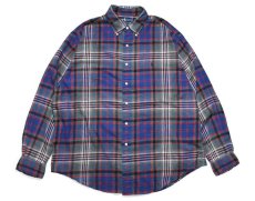 画像1: Used Ralph Lauren Plaid Pattern L/S Shirt "Blaire" ラルフローレン (1)