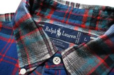 画像4: Used Ralph Lauren Plaid Pattern L/S Shirt "Blaire" ラルフローレン (4)