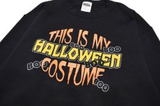 画像2: Used Crew Neck Sweat Shirt "This Is My Halloween Costume" (2)
