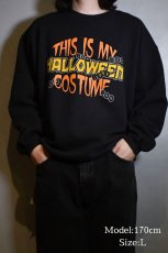 画像5: Used Crew Neck Sweat Shirt "This Is My Halloween Costume" (5)