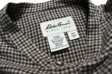 画像4: Used Eddie Bauer Plaid Pattern Band Collar L/S Shirt (4)