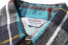 画像4: Deadstock Five Brothers Flannel Shirt made in USA (4)