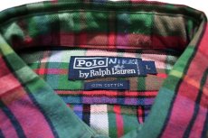 画像4: Used Polo Ralph Lauren Flannel Shirt ラルフローレン (4)