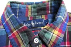 画像4: Used Ralph Lauren Flannel Shirt ラルフローレン (4)