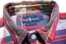 画像4: Used Ralph Lauren Flannel Shirt ラルフローレン (4)