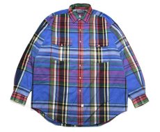 画像1: Used Polo Ralph Lauren Flannel Shirt ラルフローレン (1)