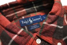 画像4: Used Ralph Lauren Flannel Shirt "Blaire" ラルフローレン (4)