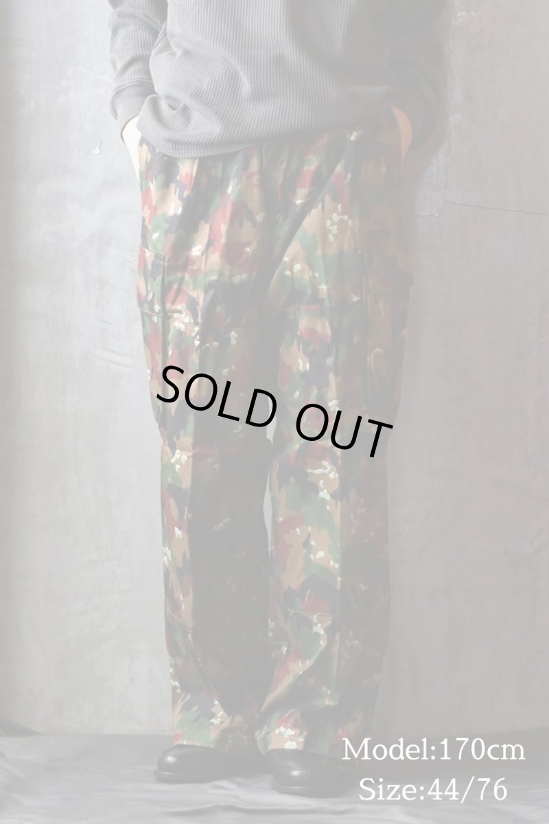 画像9: Deadstock Swiss Army M-83 Field Pants Alpenflage Camo (9)
