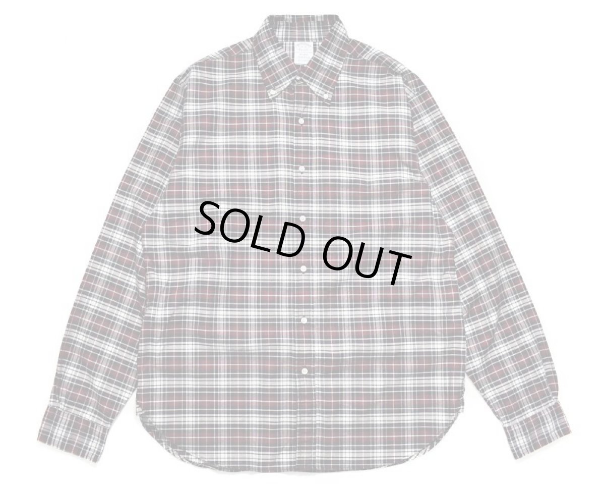 画像1: Used Brooks Brothers Plaid Pattern B/D Shirt made in USA (1)