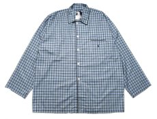 画像1: Deadstock Polo Ralph Lauren Plaid Pattern Pajama Shirt (1)