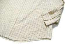 画像3: Used Brooks Brothers Band Collar Plaid Pattern B/D Shirt (3)