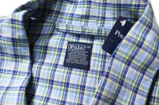 画像4: Deadstock Polo Ralph Lauren Plaid Pattern Pajama Shirt (4)