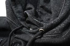 画像4: Used Champion Reverse Weave Pullover Sweat Hoodie Black Over Dye "Hello.Again." (4)