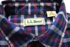 画像4: Used L.L.Bean Plaid Pattern Flannel Shirt (4)