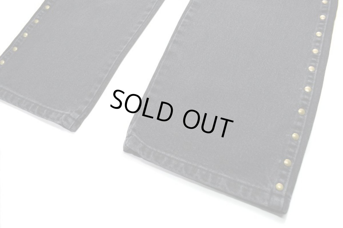 画像3: Wrangler 13MWZ Original Cowboy Cut Studded Jeans Sulfur Black ラングラー (3)