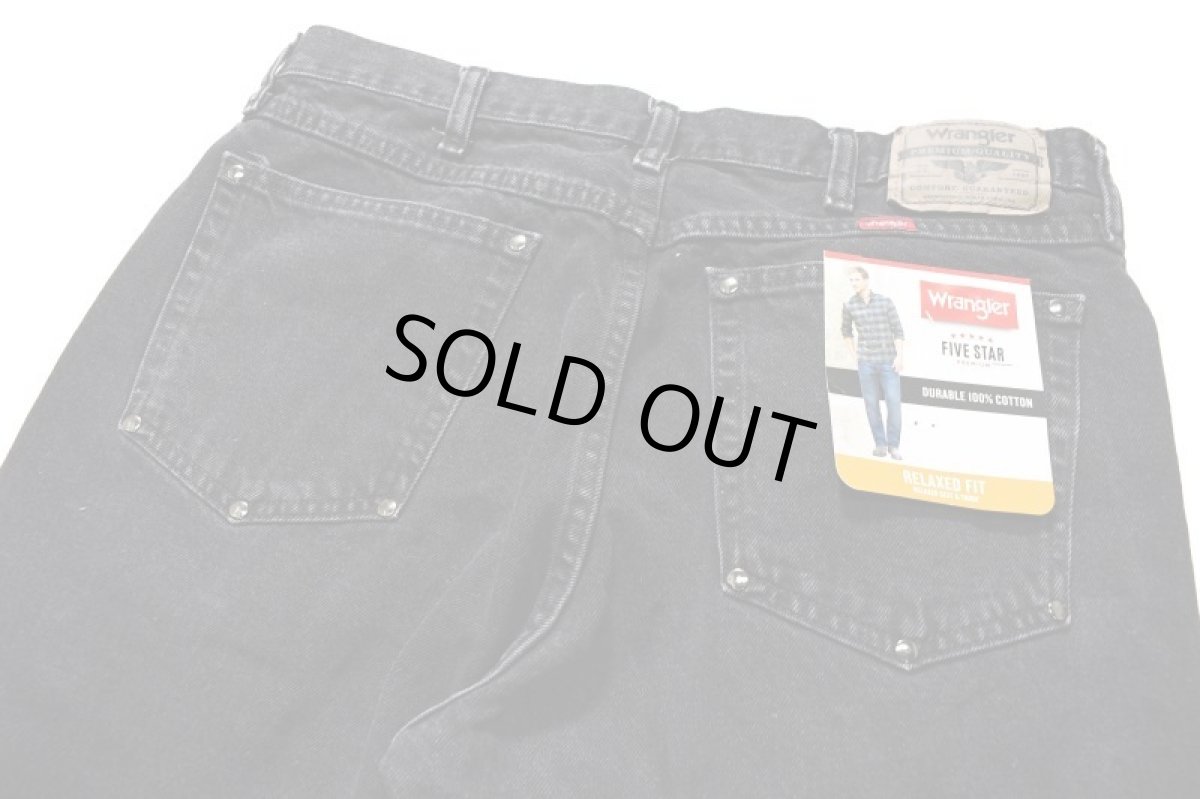 画像4: Wrangler Five Star Relaxed Studded Denim Pants Sulfur Black ラングラー (4)