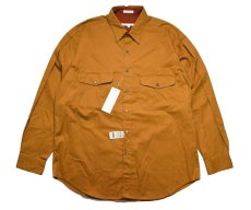 画像1: Deadstock Perry Ellis L/S Cotton Twill Shirt (1)