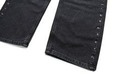 画像3: Wrangler Five Star Relaxed Studded Denim Pants Sulfur Black ラングラー (3)