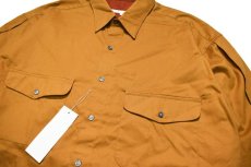 画像2: Deadstock Perry Ellis L/S Cotton Twill Shirt (2)