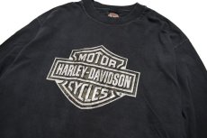 画像2: Used Harley-Davidson L/S Tee made in USA	 (2)
