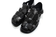 画像2: Eder Shoes 309 Orazio Sandals Black (2)