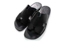 画像2: Eder Shoes 4158 Zeppa Sandals Black (2)