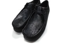 画像2: Clarks Wallabee Black Hair On クラークス ワラビー (2)