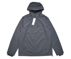 画像1: Calvin Klein Hooded Soft Shell Jacket Grey カルバンクライン (1)